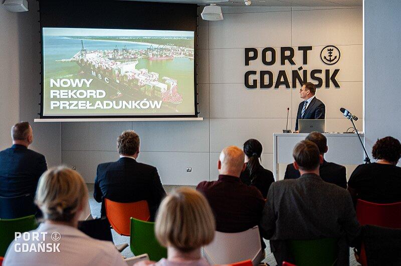 Władze Portu Gdańsk prezentują wyniki firmy za 2019 r.