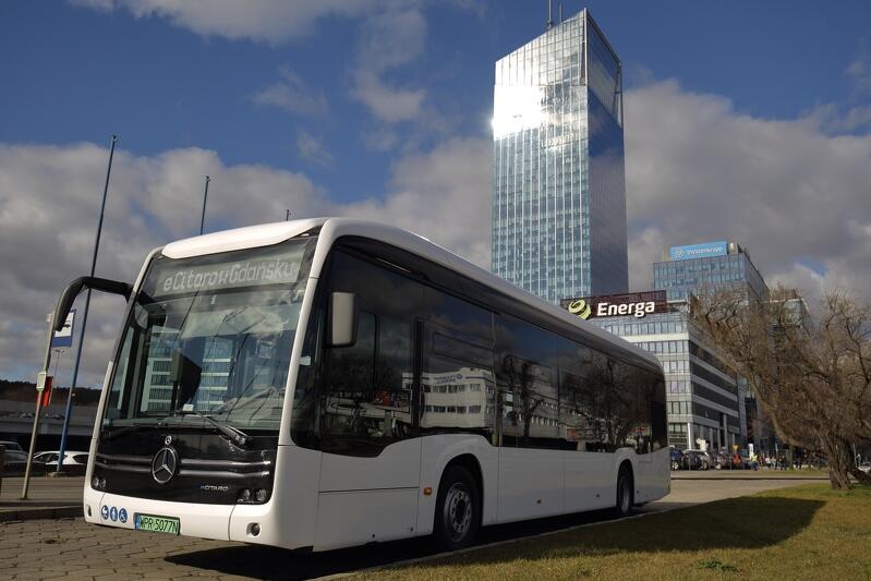 eCitaro, czyli elektryczny autobus będzie testowo jeździł po Gdańsku