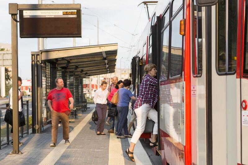 Przystanek tramwajowy na Pieckach-Migowie w Gdańsku