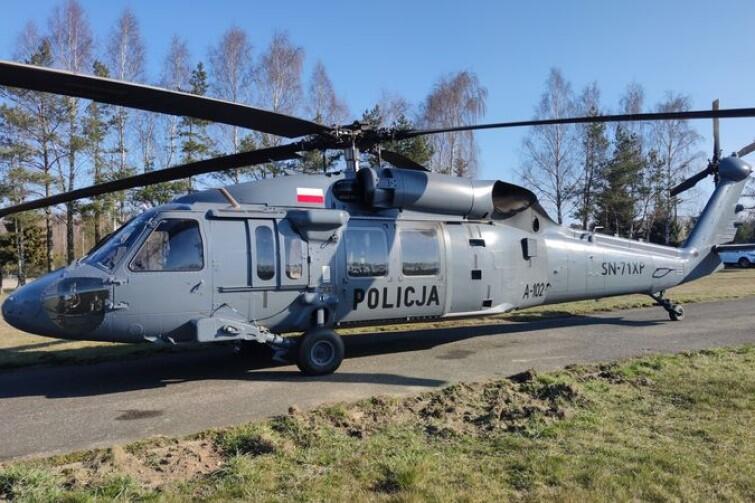 Śmigłowiec Black Hawk w służbie polskiej policji. Dotąd tego typu maszyny mogliśmy oglądać w filmach o akcjach bojowych amerykańskiego wojska