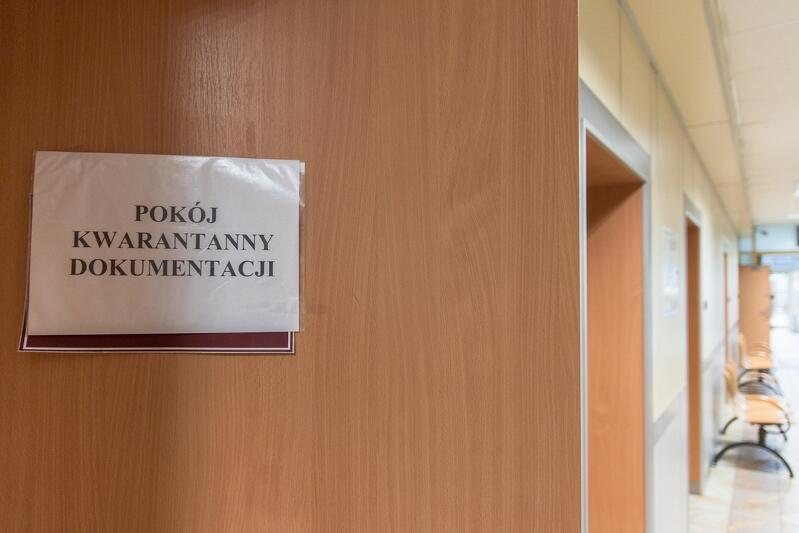 Pokój kwarantanny papierowej dokumentacji w Urzędzie Miejskim w Gdańsku