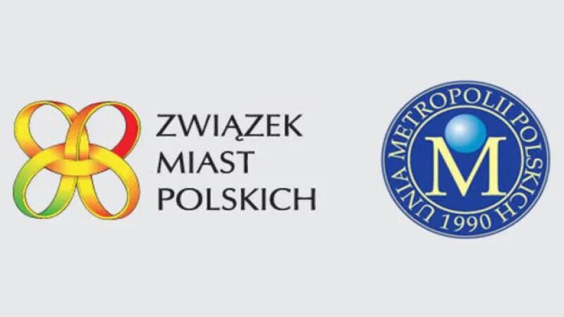 Loga obydwóch korporacji samorządowych: Związku Miast Polskich i Unii Metropolii Polskich