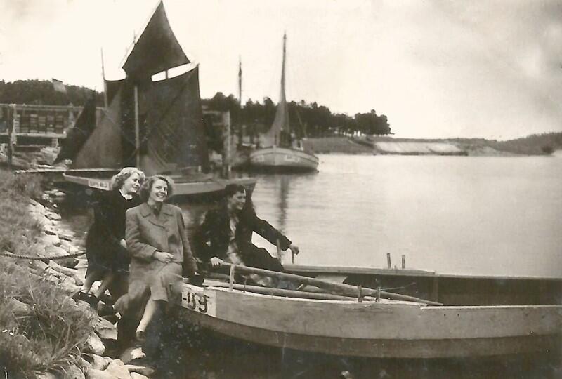 Wyspa Sobieszewska, port w Świbnie. Tak wyglądał w 1954 roku