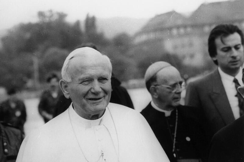 Jan Paweł II podczas wizyty w Gdańsku, 12 czerwca 1987 roku