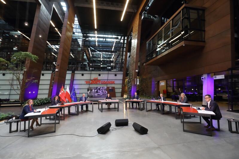 Debata 30 lat samorządności  w Europejskim Centrum Solidarności w Gdańsku