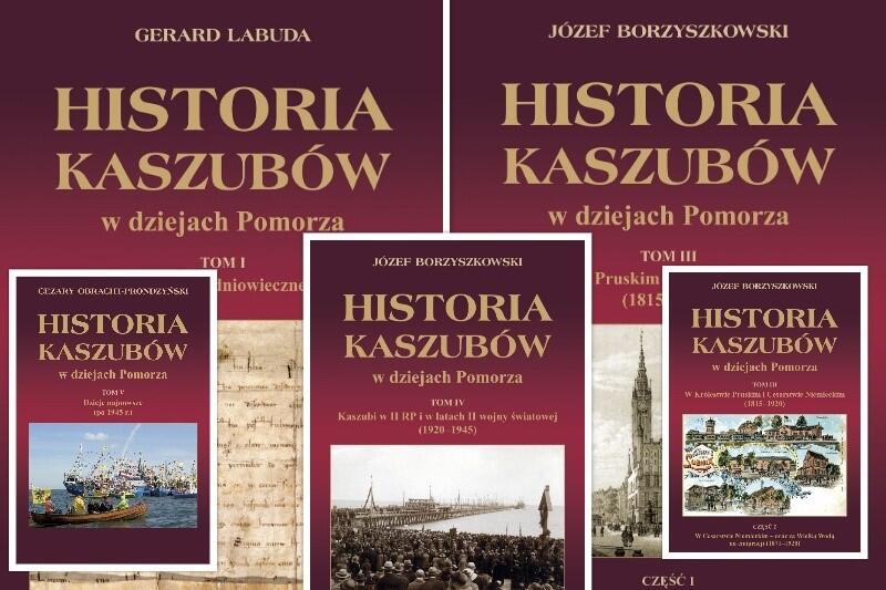 Pomysłodawcą monografii Historia Kaszubów w Dziejach Pomorza  był prof. Gerard Labuda, autor tomu I  Czasy Średniowieczne , który ukazał się w 2006 roku. Instytut Kaszubski nie tylko wydał teraz trzy kolejne tomy w czterech woluminach, ale wznowił też pierwszy tom