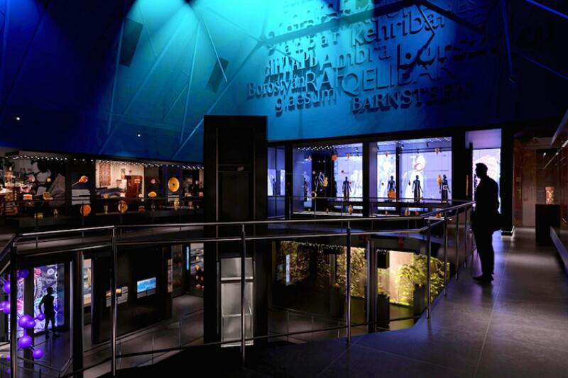 Wielki Młyn - wizualizacja widoku ogólnego na poziomie II w nowym Muzeum Bursztynu. To wnętrze i w takim kształcie ma być dostępne dla zwiedzających pod koniec czerwca 2021 roku