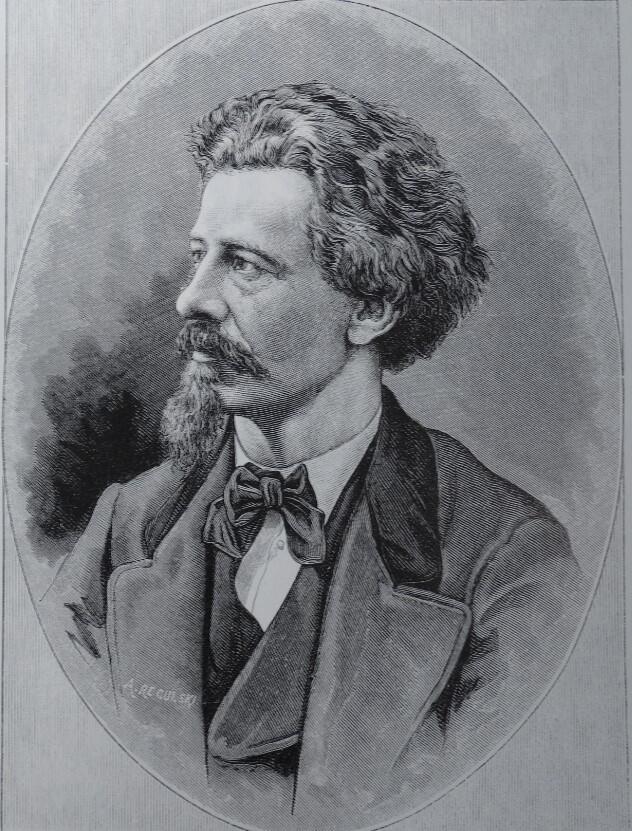 Portret Aleksandra Gryglewskiego, rycina z „Tygodnika Ilustrowanego” z 1879 roku
