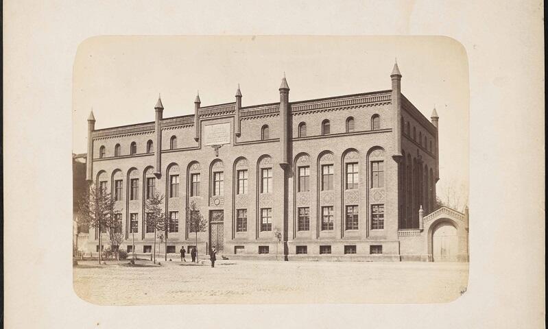 Gimnazjum Miejskie przy ul. Lastadia 2, fotografia powstała przed 1903 r.
