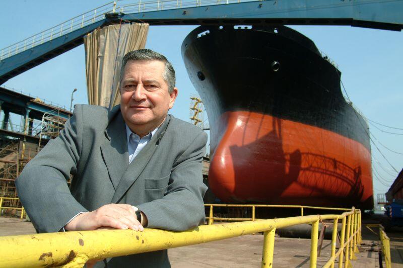 Piotr Soyka jako prezes Gdańskiej Stoczni Remontowej - 2003 r. 