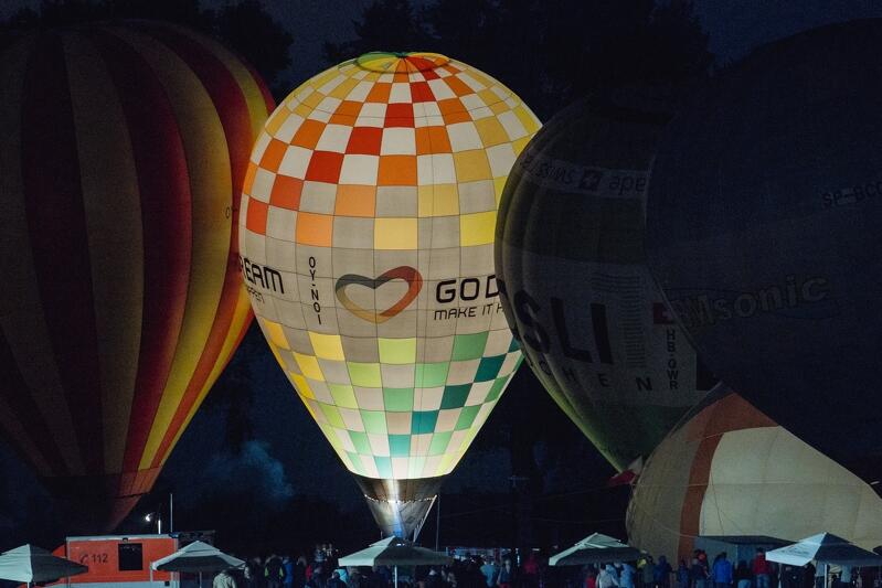 Nocna Gala Balonów na Wyspie Sobieszewskiej w sobotę, 5 września 2020