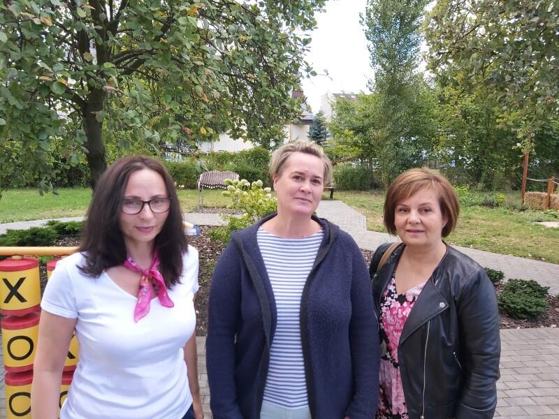 Nz. Ewa Olewicz (od lewej), Honorata Brodnicka, Jolanta Szuszkowska-Olechnowicz z zespołu Ośrodka ds. FASD 