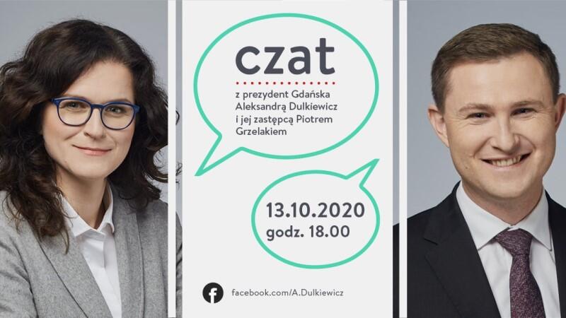 W dzisiejszym czacie oprócz prezydent Aleksandry Dulkiewicz będzie uczestniczył Piotr Grzelak, zastępca prezydenta Gdańska ds. zrównoważonego rozwoju 