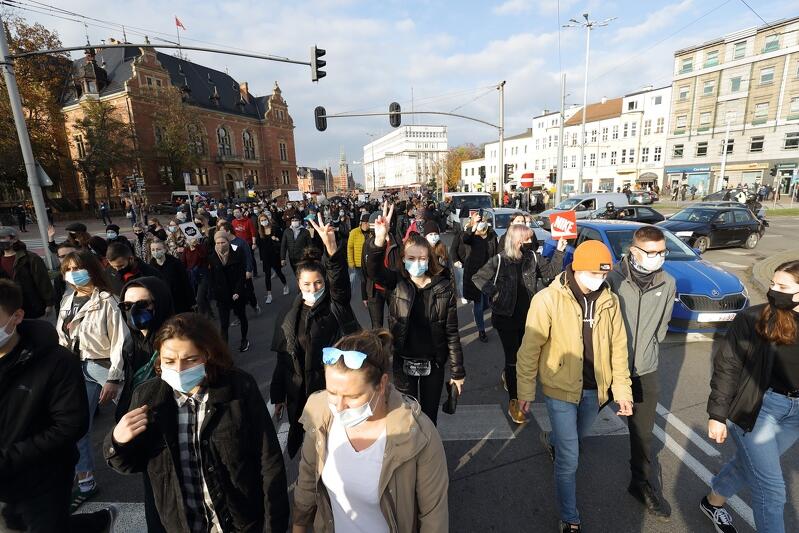 Protest w centrum Gdańska zakończył się po godzinie 16-tej