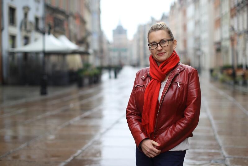 Monika Evini menadżerka Śródmieścia Gdańska koordynuje warsztaty `Hałas na Śródmieściu`