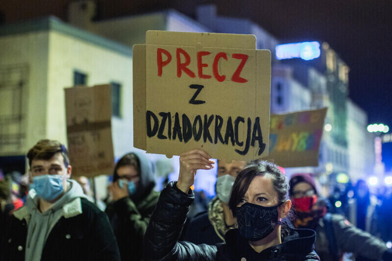 Techno blokada Gdańska odbyła się 6 listopada i zgromadziła ok 300 uczestniczek i uczestników