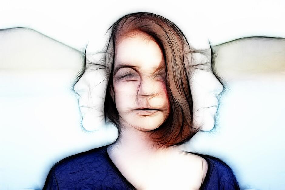 Fot. z Pixabay symbolizuje osobę doświadczającą zaburzeń psychicznych