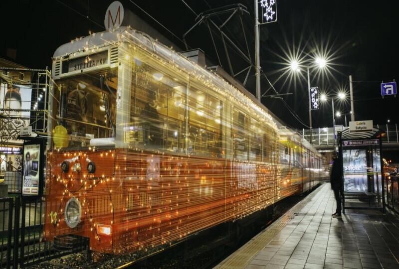 W ubiegłym roku świąteczny tramwaj wyglądał właśnie tak