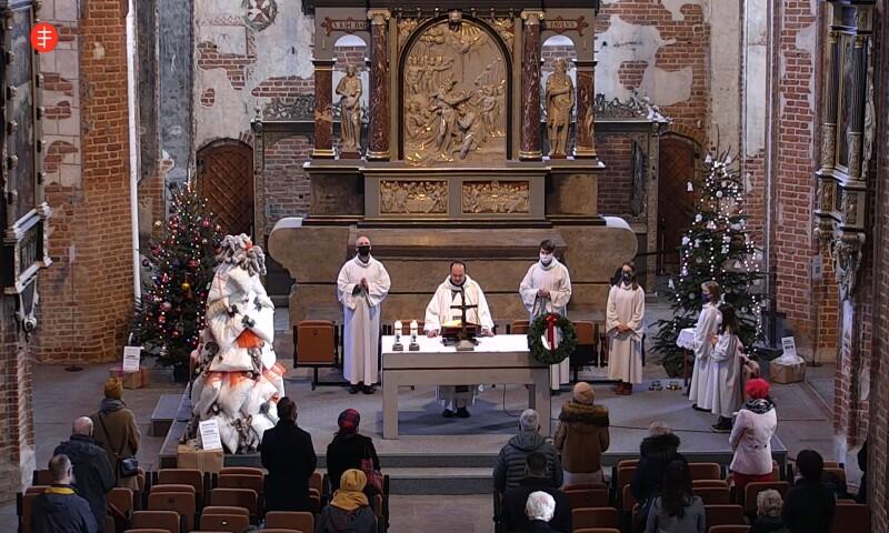 Msza święta w Boże Narodzenie, 25 grudnia 2020 r. z kościoła św. Jana w Gdańsku