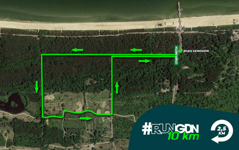 mapa bieg #rungdn park reagana