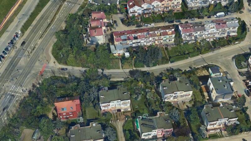 Fragment ulicy Wojskiego - na odcinku od ul. Łostowickiej do ul. Stolnika
