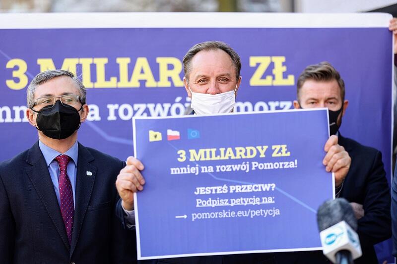 Spotkanie pomorskich parlamentarzystów i samorządowców, 1 marca 2021, marszałek województwa Mieczysław Struk