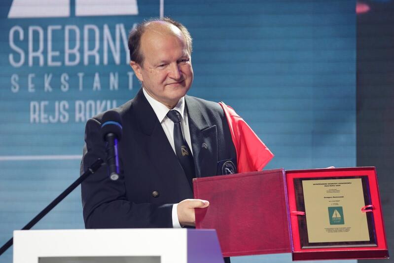 Kadm. Czesław Dyrcz - przewodniczący jury w konkursie Rejs Roku