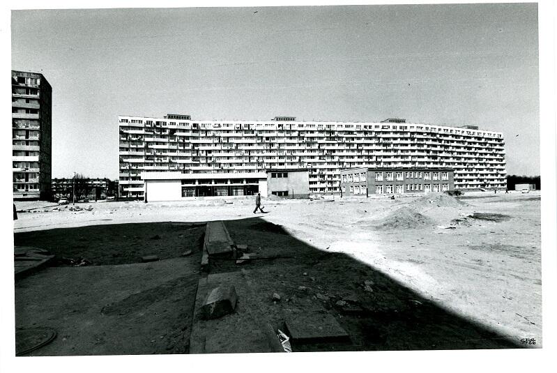 Falowiec przy ul. Piastowskiej w Gdańsku, rok 1968