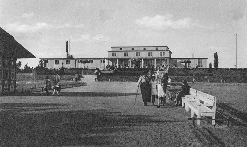 Hala Plażowa na Stogach, zdjęcie wykonano około 1910-1925 roku