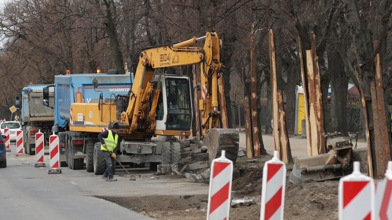 Prace drogowe na ul. Wojskiego potrwają do końca kwietnia, na ul. Czyżewskiego do końca czerwca