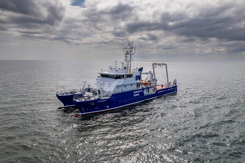  “Oceanograf” - statek badawczy UG w rejsie do Kadyksu