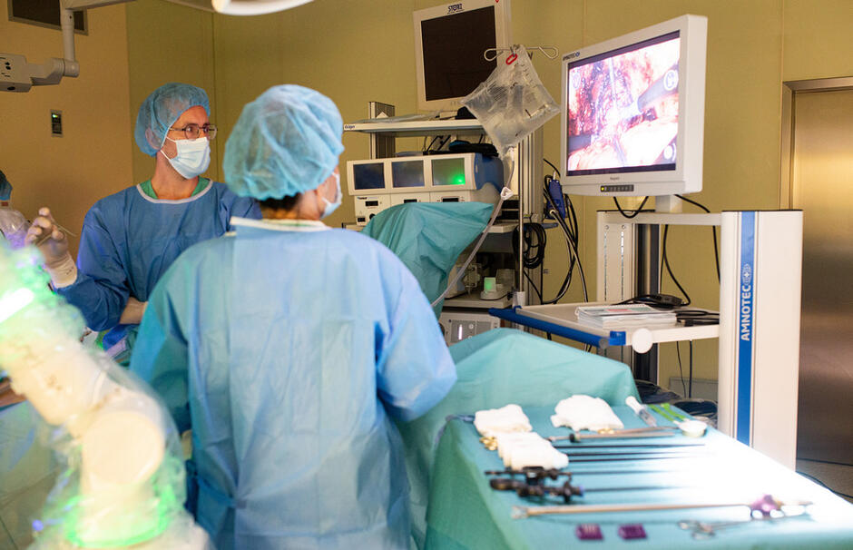  Chirurgia laparoskopowa z użyciem robota w UCK